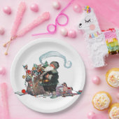 Merry Old Christmas Elf, Jessie Willcox Smith Pappteller (Party)