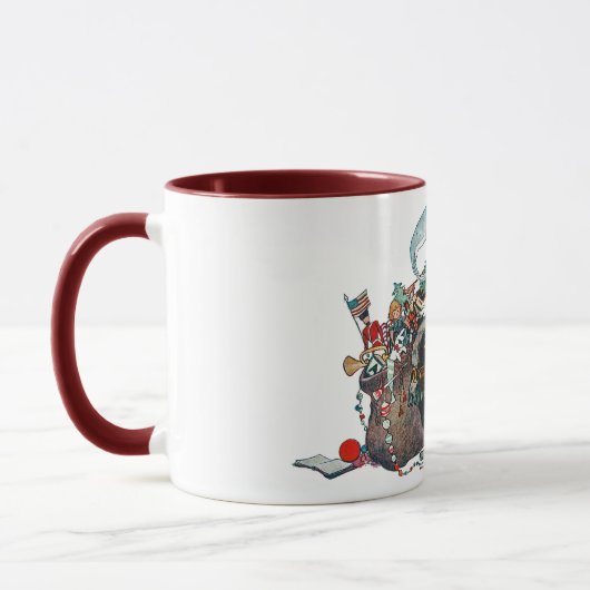 Merry Old Christmas Elf, Jessie Willcox Smith Tasse (Links)