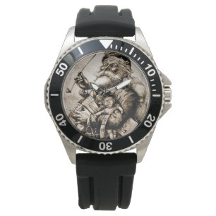 Merry Old Santa Claus Armbanduhr