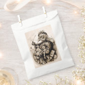 Merry Old Santa Claus Geschenktütchen (Ausgeschnitten)