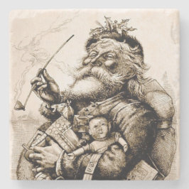 Merry Old Santa Claus Steinuntersetzer