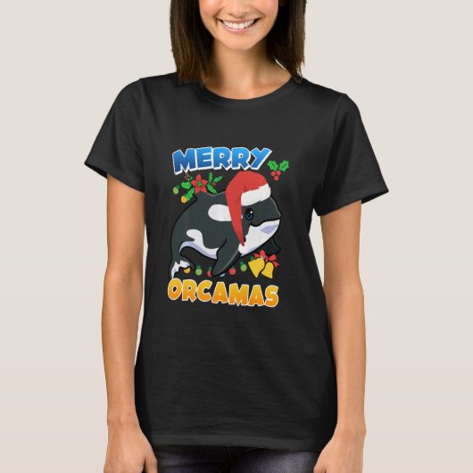 Merry Orcamas Orca Whale Long Sleeve 1 T-Shirt (Vorderseite)