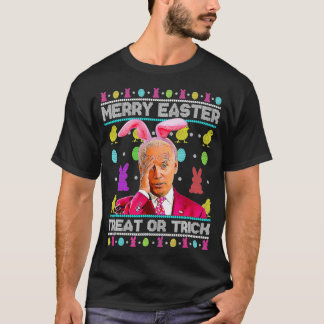 Merry Ostertrick oder behandeln Niedliche Bunny Ve T-Shirt