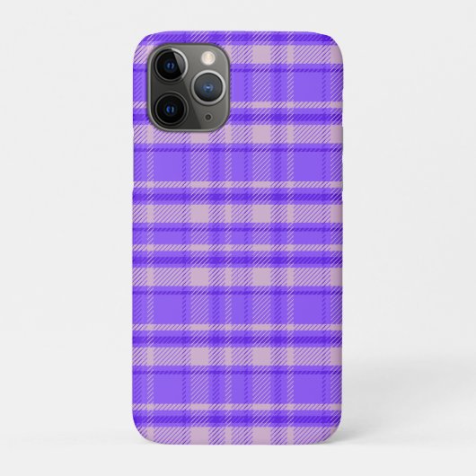 Merry Peri Kariert, Lila Tartan Case-Mate iPhone Hülle (Rückseite)