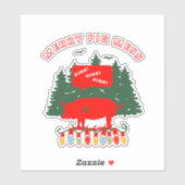 Merry Pig Mess Aufkleber (Blatt)