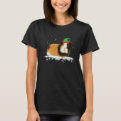 Merry Pigmas Face Mask Guinea Pig Christmas Elf X T-Shirt (Vorderseite)