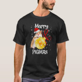 Merry Pigmas Face Mask  Guinea Pig for Christmas T-Shirt (Vorderseite)