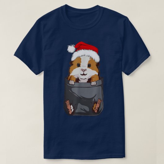 Merry Pigmas Funny Guinea Pig Weihnachten T-Shirt (Design vorne)