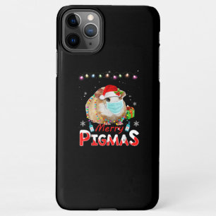 Merry Pigmas Gesicht Maske Funny Guinea Pig Weihna iPhone 11Pro Max Hülle