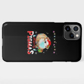 Merry Pigmas Gesicht Maske Funny Guinea Pig Weihna iPhone Hülle (Rückseite (Horizontal))