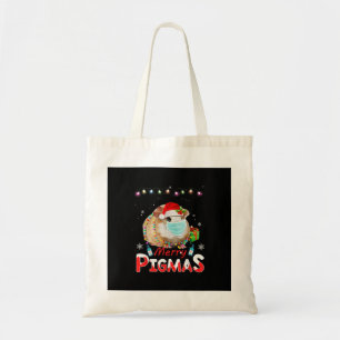 Merry Pigmas Gesicht Maske Funny Guinea Pig Weihna Tragetasche