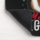 Merry Pigmas Gesicht Maske Spaß Guinea Pig Christm Mousepad (Ecke)
