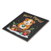 Merry Pigmas Guinea Pig Weihnachten Weihnachten Fliese (Seite)