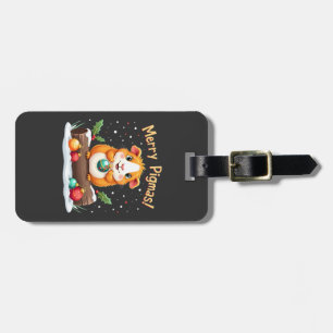 Merry Pigmas Guinea Pig Weihnachten Weihnachten Gepäckanhänger
