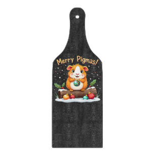 Merry Pigmas Guinea Pig Weihnachten Weihnachten Schneidebrett