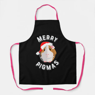 Merry Pigmas Niedliche und lustige Guinea Weihnach Schürze
