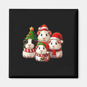 Merry Pigmas Weihnachten Guinea Schweinezucht Magnet
