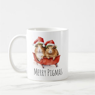 Merry Pigmas Weihnachts-Guinea Schweinekaffee Kaffeetasse
