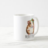 Merry Pigmas Weihnachts-Guinea Schweinekaffee Kaffeetasse (VorderseiteRechts)