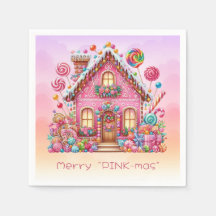 Merry "PINK-mas" Weihnachts Candy House