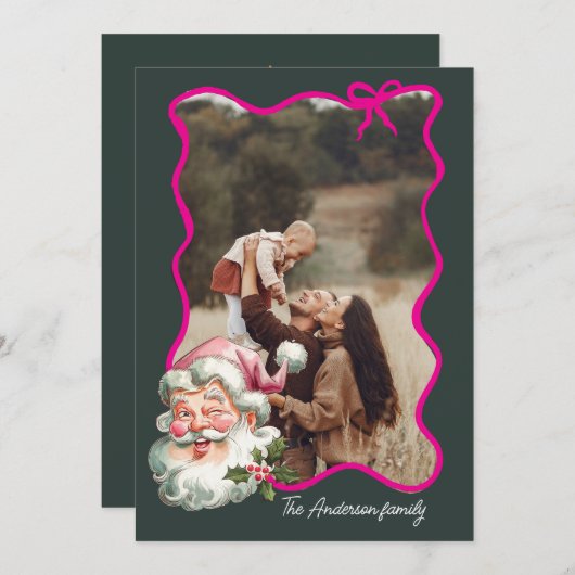 Merry Pink Weihnachten Weihnachten Weihnachten Wei (Vorne/Hinten)