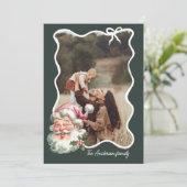 Merry Pink Weihnachten Weihnachten Weihnachten Wei (Stehend Vorderseite)