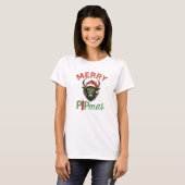 Merry PIPmas Trading Bull Christmas Design – Funny T-Shirt (Vorne ganz)