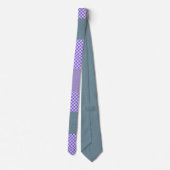 Merry Pippin Kariert Pattern Necktie Krawatte (Rückseite)
