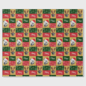 Merry Pitmas Geschenkpapier (Flach)