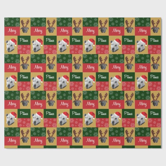 Merry Pitmas Geschenkpapier (Flach)