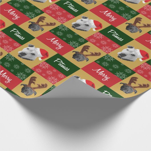 Merry Pitmas Geschenkpapier (Ecke)