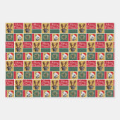 Merry Pitmas - Geschenkpapier Set (Vorderseite 2)