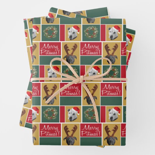 Merry Pitmas - Geschenkpapier Set (Beispiel)