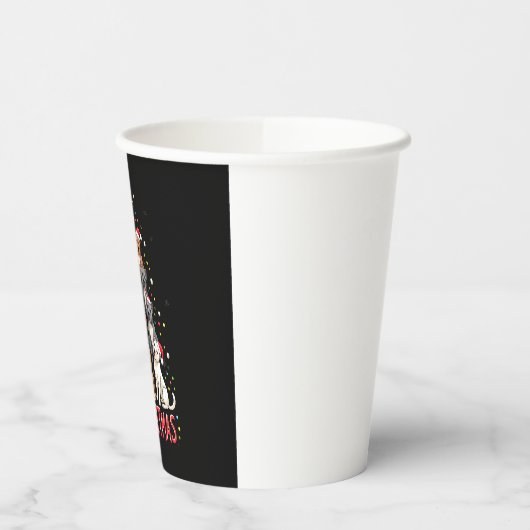 Merry Pitmas Pitbull Dog Ugly Christmas Sweater Tr Pappbecher (Links)