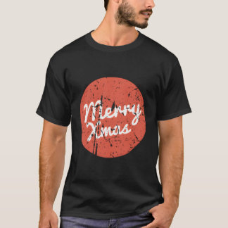 Merry Pocket T-Shirt Design Weihnachtsgeschenke We
