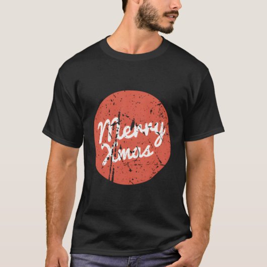 Merry Pocket T-Shirt Design Weihnachtsgeschenke We (Vorderseite)