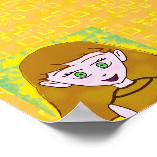 Merry Popcorn Anime Poster (Ecke)