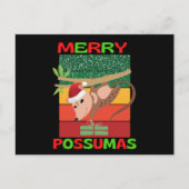 Merry possumas postkarte (Vorderseite)
