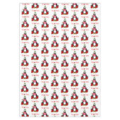 Merry Pow Christmas Tablecloth, Pinguin Boxing Tischdecke (Vorderseite)