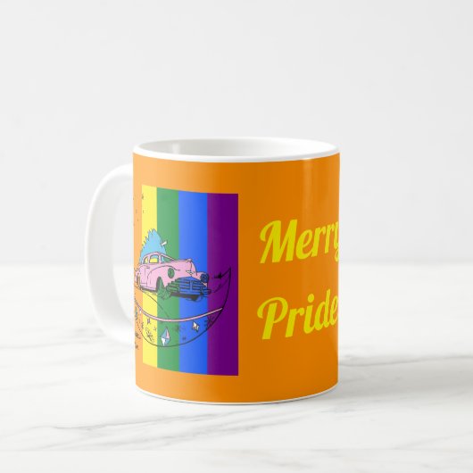 Merry Pride Car Kaffeetasse (Vorderseite Links)