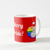 Merry Pride Santa Kaffeetasse (VorderseiteRechts)