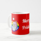 Merry Pride Santa Kaffeetasse (Vorderseite Links)