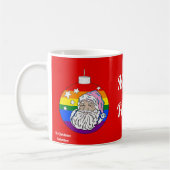 Merry Pride Santa Kaffeetasse (Links)