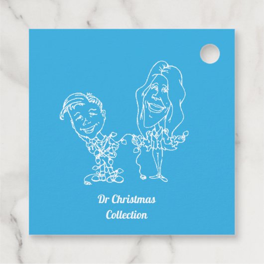 Merry Pride Santa's Rentier Geschenkanhänger (Rückseite)