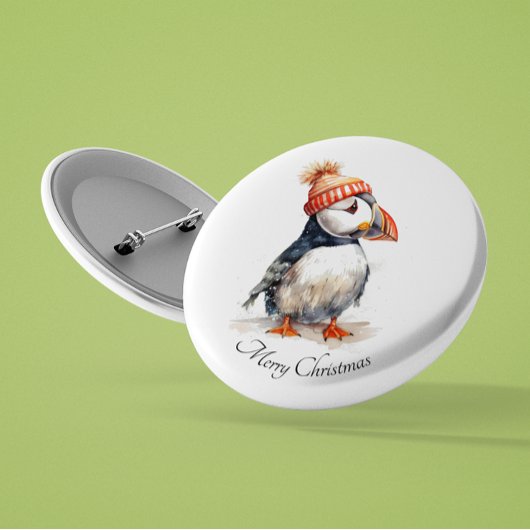 Merry Puffin, Brauch Button