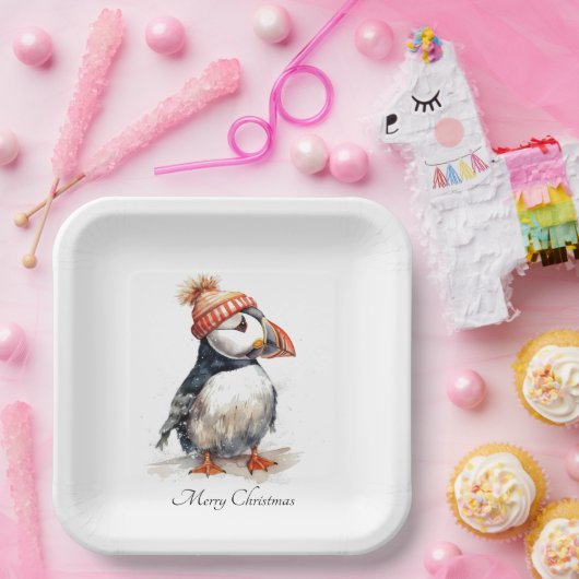 Merry Puffin, Brauch Pappteller (Party)