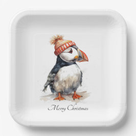 Merry Puffin, Brauch Pappteller