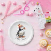 Merry Puffin, Brauch Pappteller (Party)