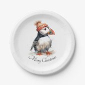 Merry Puffin, Brauch Pappteller (Vorderseite)