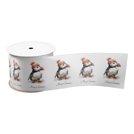 Merry Puffin, Brauch Satinband (Spule)